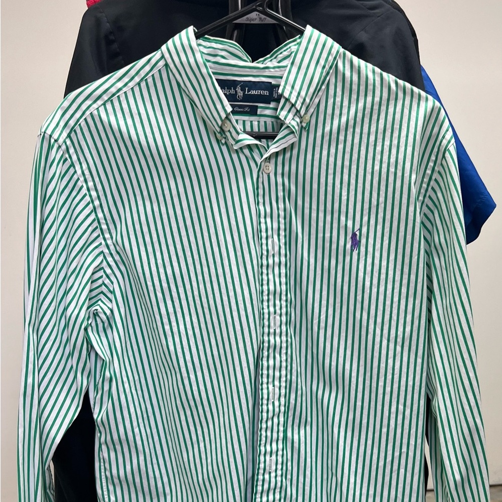 Mens Ralph Lauren button up dress shirt